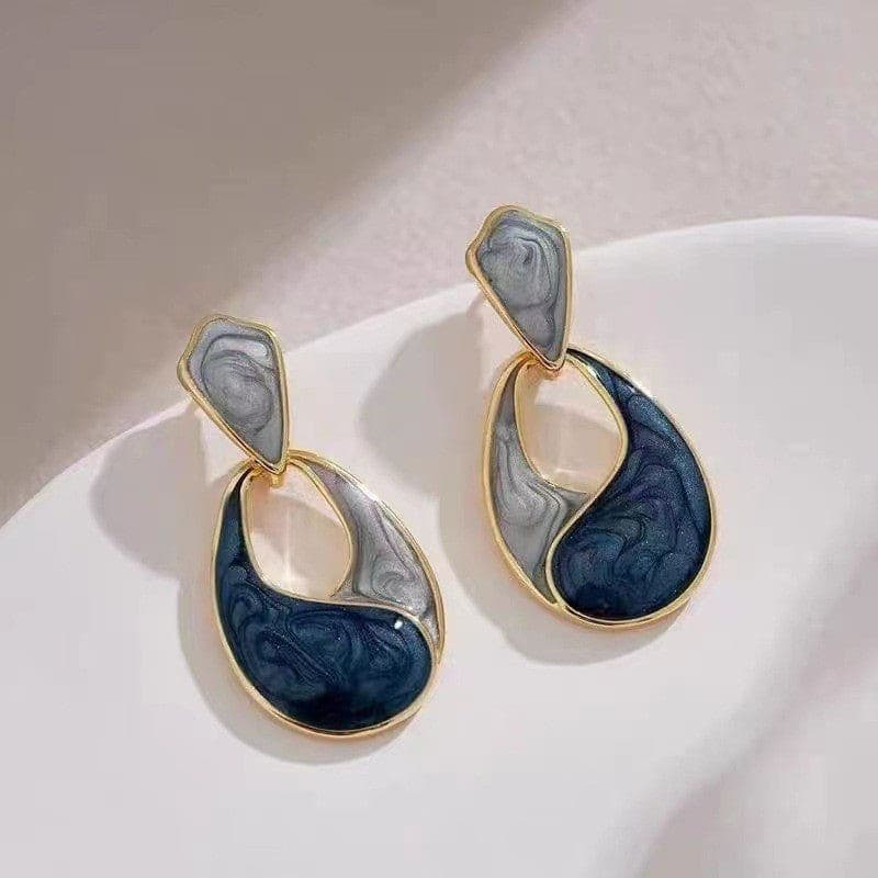 Teardrop Earrings Mix Color
