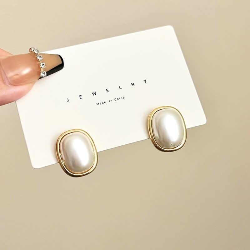 Square Pearl Earrings